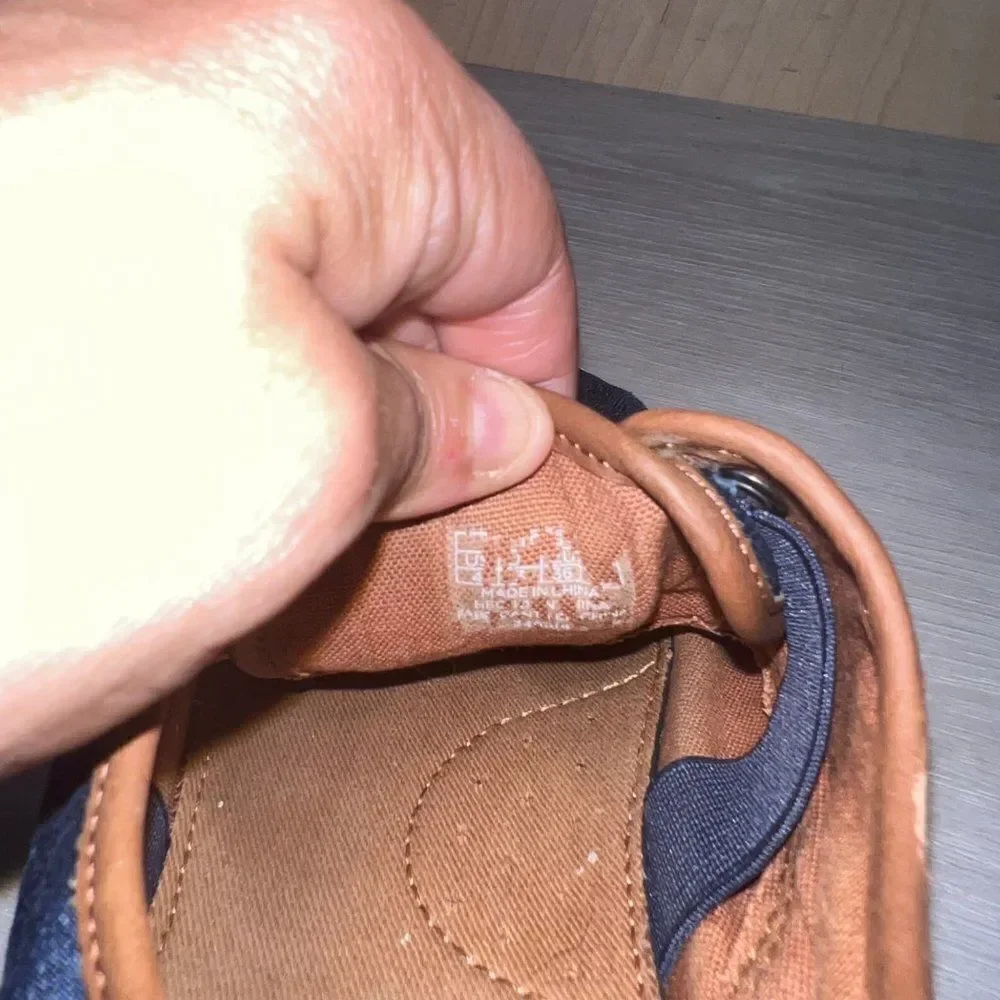 Toms Paseo Blue Denim Lace Up Shoes Youth 4‎ UK 3 EURO 36